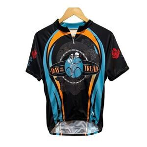 Bike cycling shirt Day of the tread primal brand great graphic sz mens L